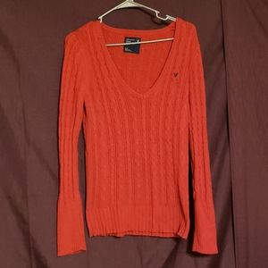 Red Knit sweater